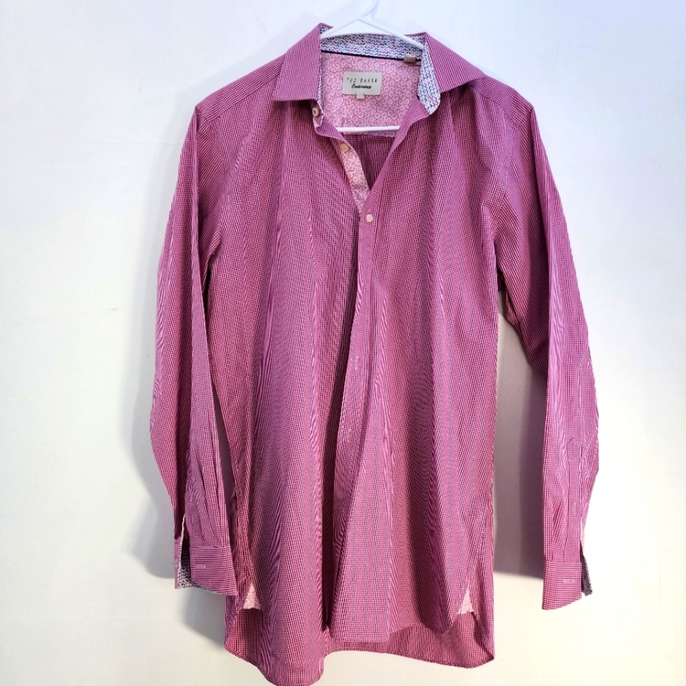 Ted Baker Endurance Mens Dress Shirt NWOT Neck 15.5 Excellent Crispy Condition